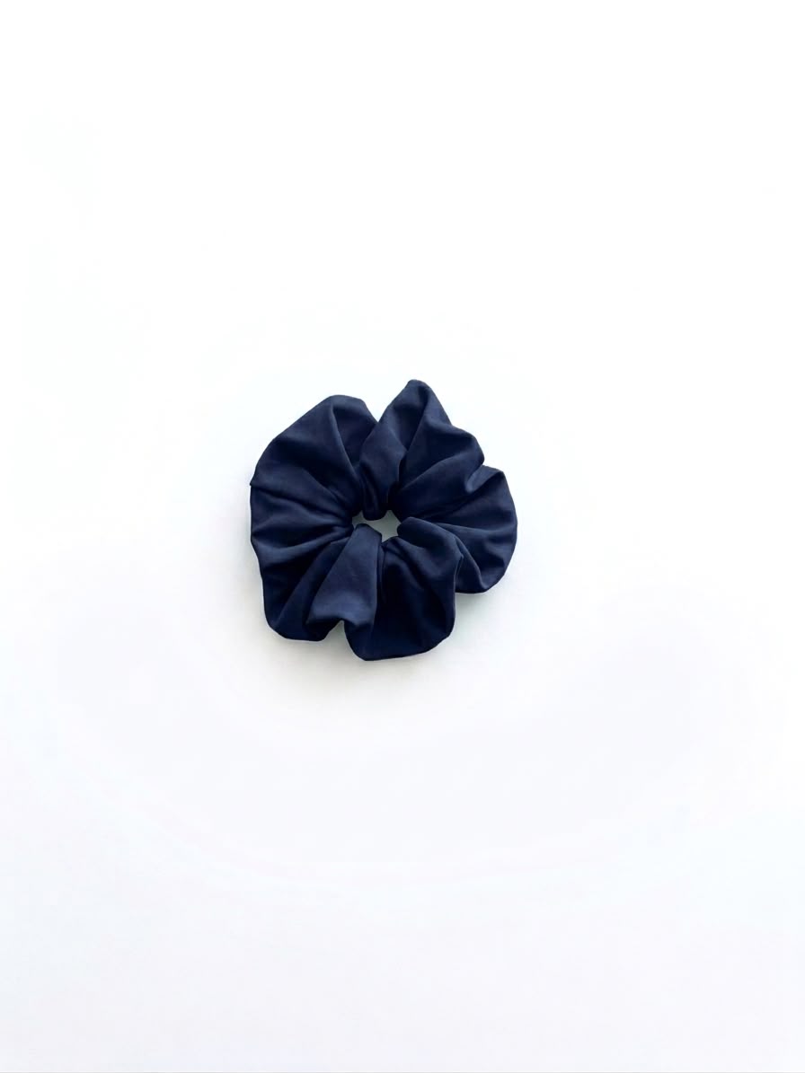 Scrunchie azul marinho